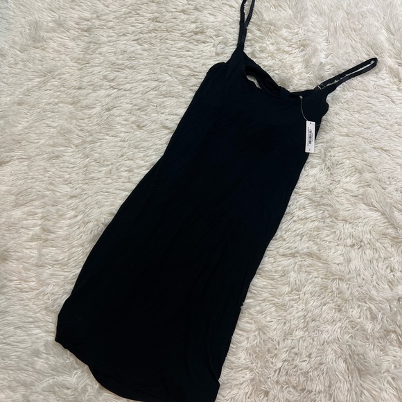 Adore Me Black Open Twist Back Suzie Slip Dress - Picture 3 of 5